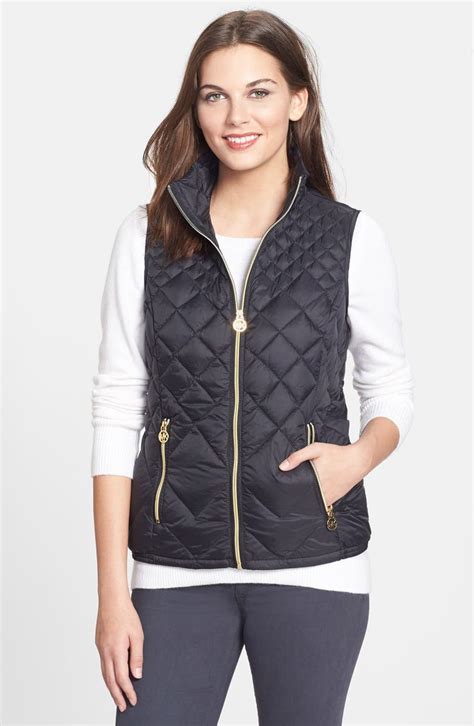 michael kors womens vests|michael kors belted vest.